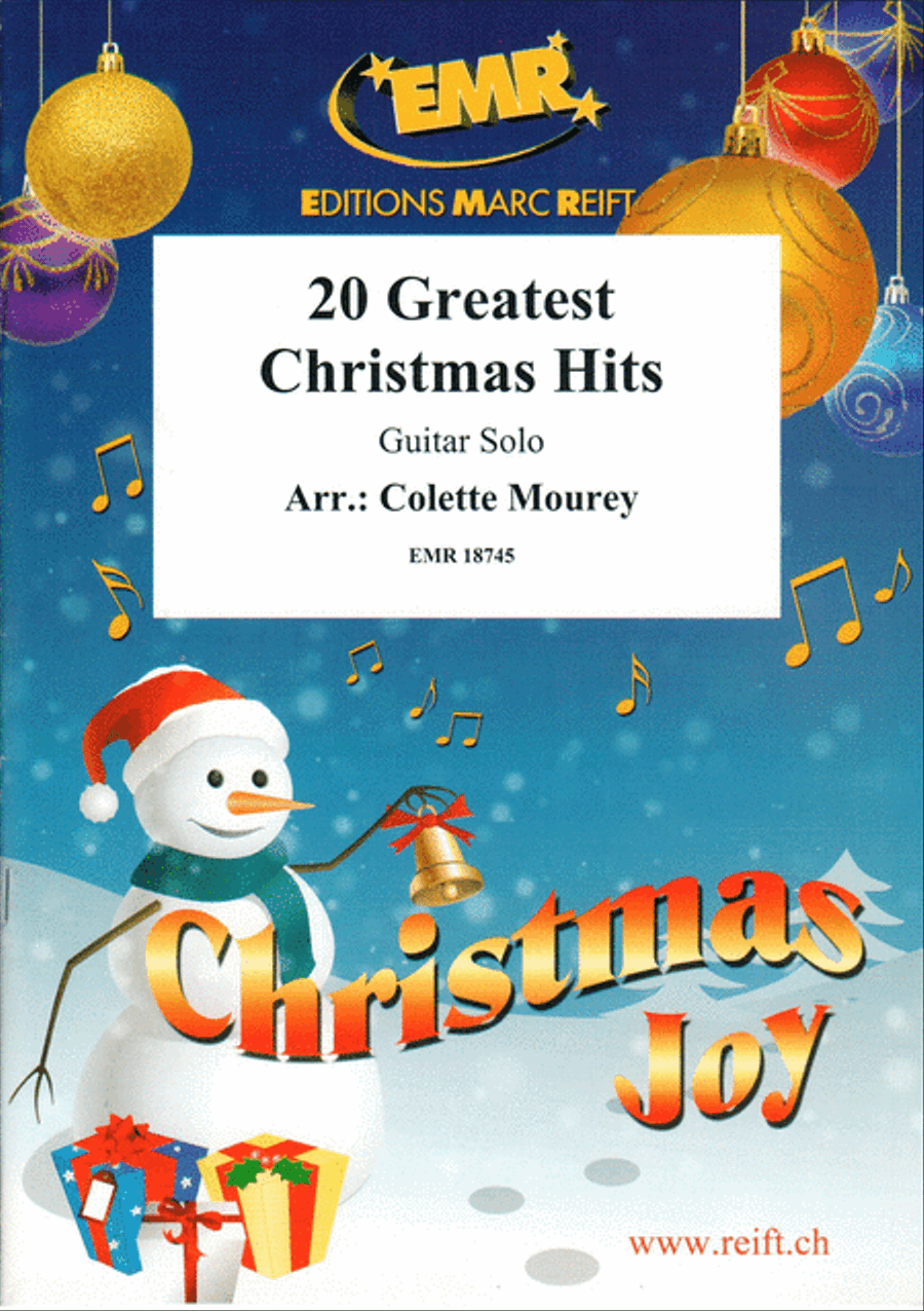 20 Greatest Christmas Hits Guitar scores gallery preview page 1
