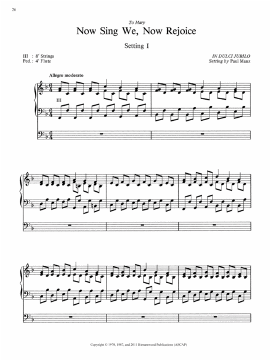 Ten Chorale Improvisations, Set 3 Organ scores gallery preview page 12