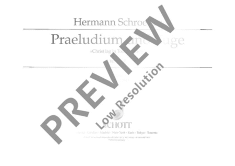 Praeludium und Fuge Organ scores gallery preview page 2