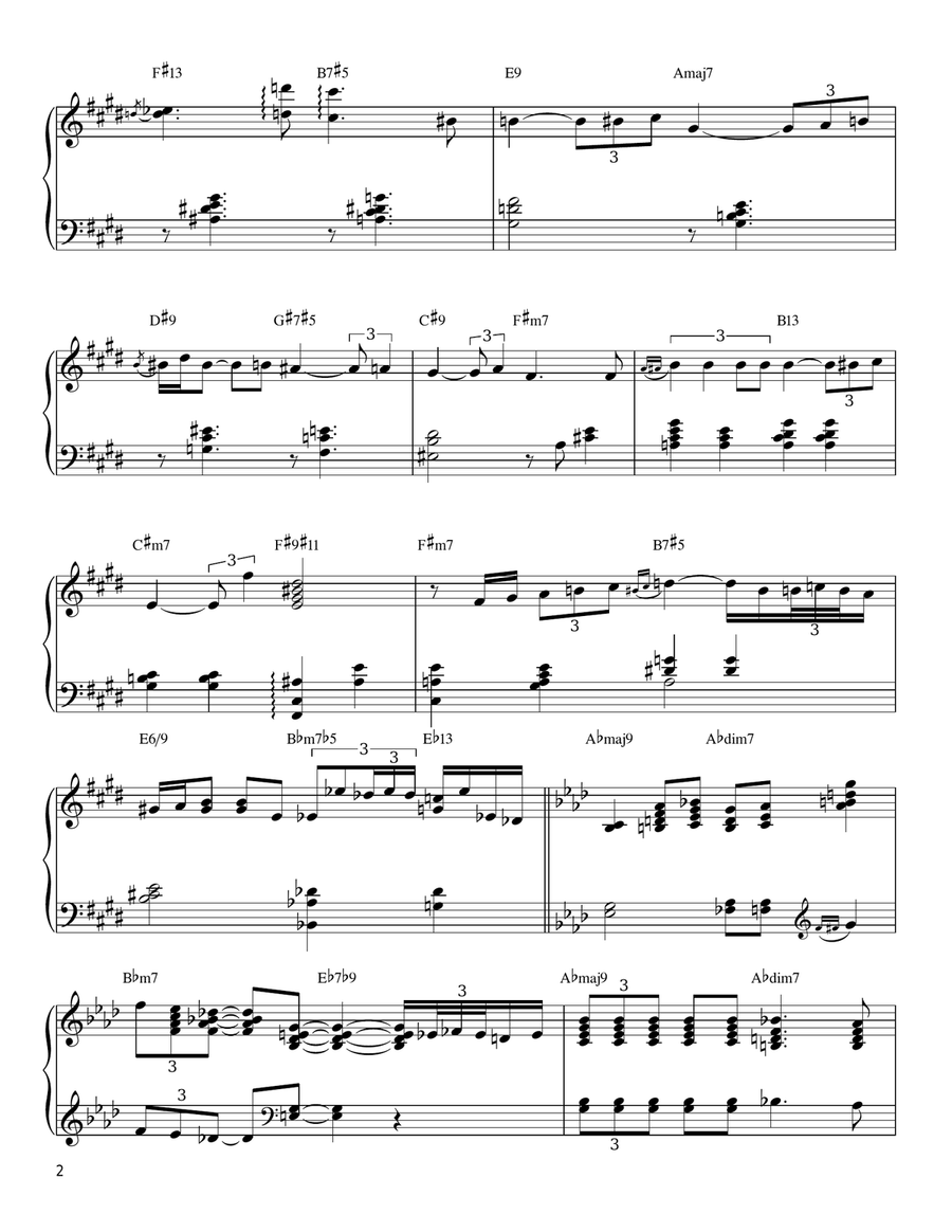 Prelude To A Kiss Piano scores gallery preview page 2