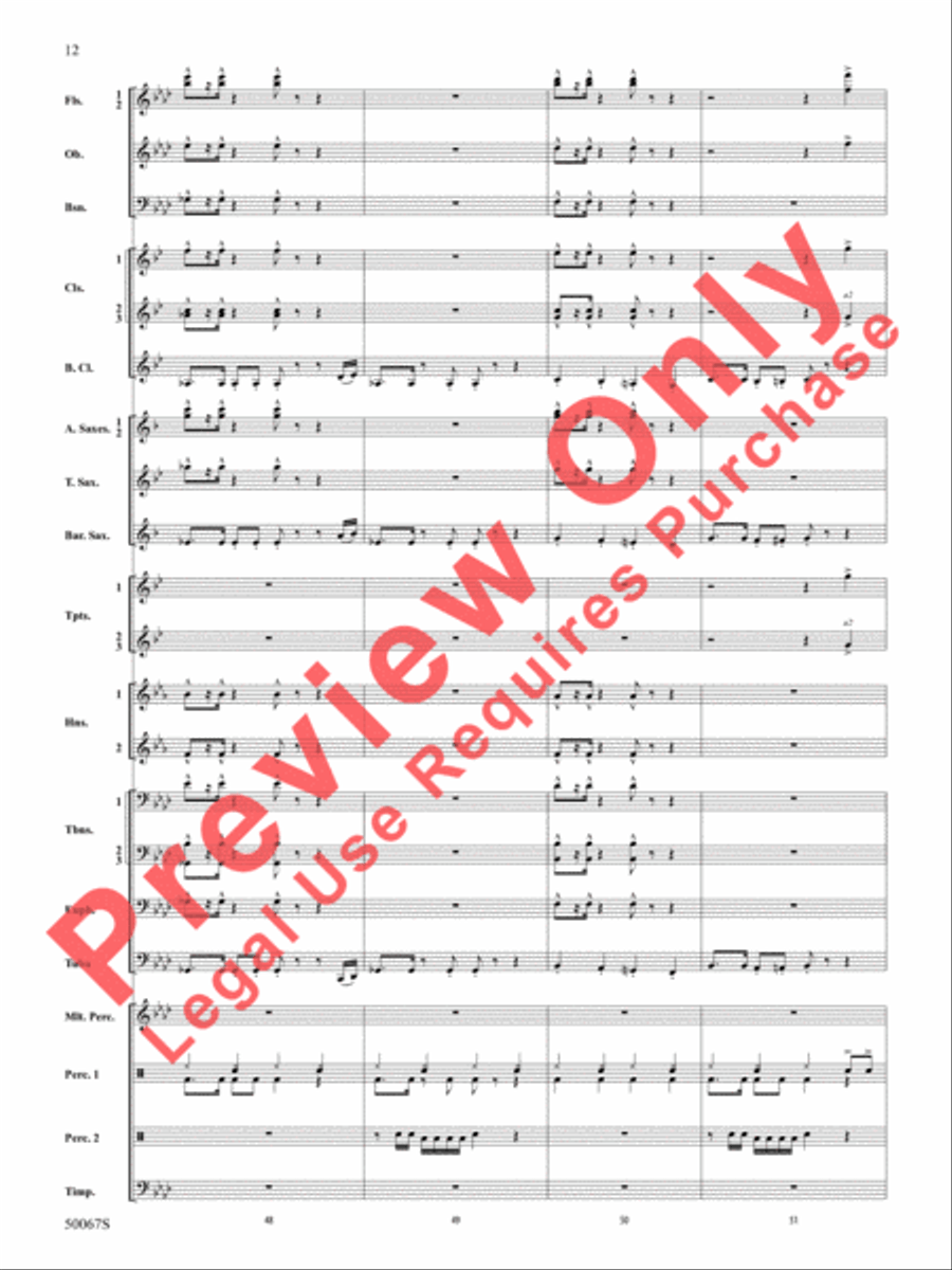David Bowie -- The Hits David Bowie -- The Hits Concert Band scores gallery preview page 13
