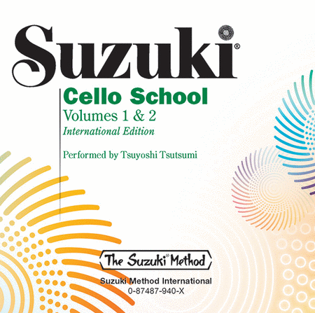 Suzuki Cello School, CD Volume 1 and 2 (Performed by Tsuyoshi Tsutsumi)
