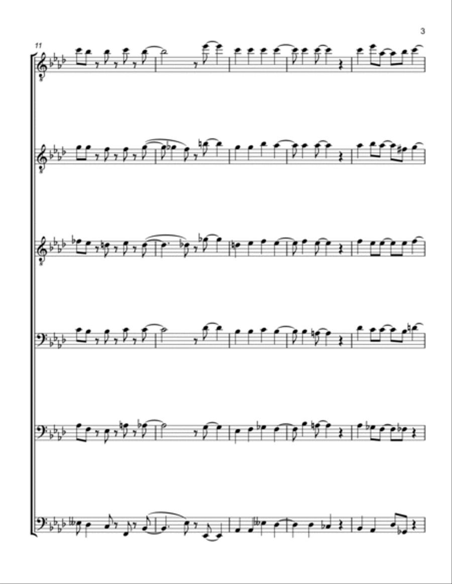 Jingle Bells Voice Solo scores gallery preview page 3