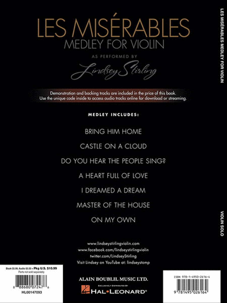 Les Misérables (Medley for Violin Solo) Violin Solo scores gallery preview page 2