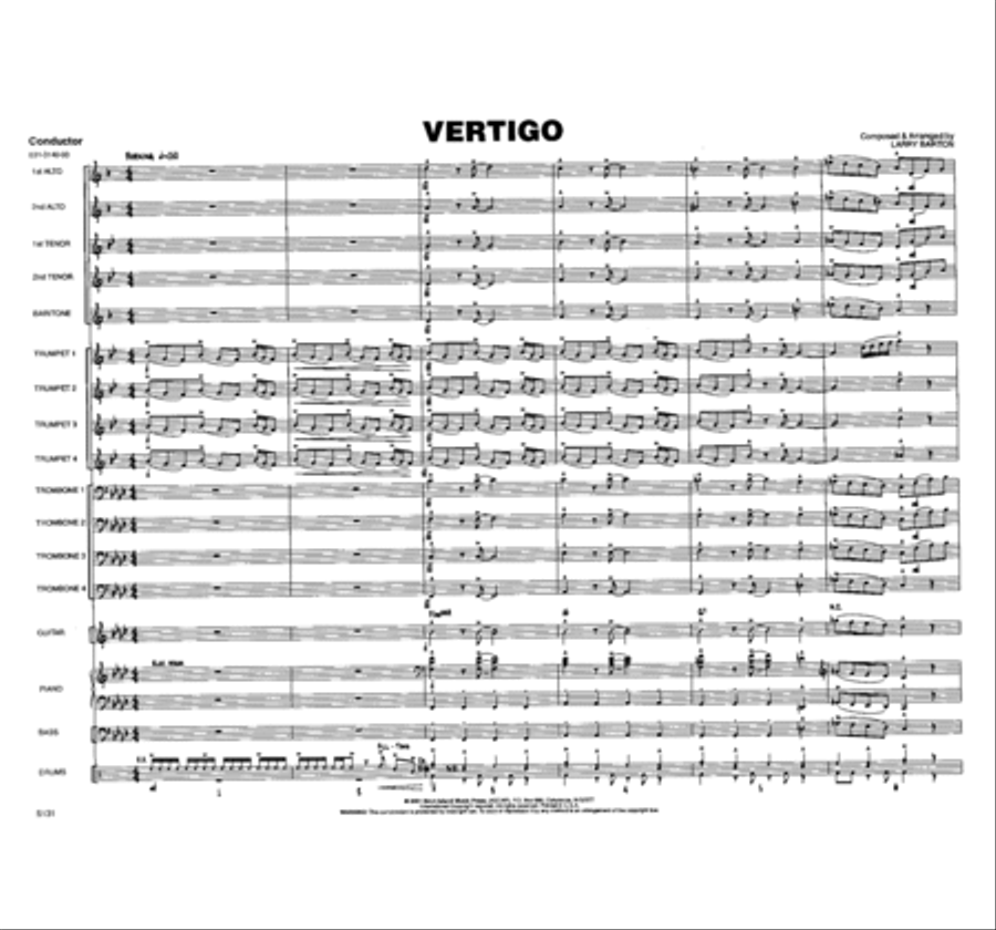 Vertigo Jazz Ensemble scores gallery preview page 2