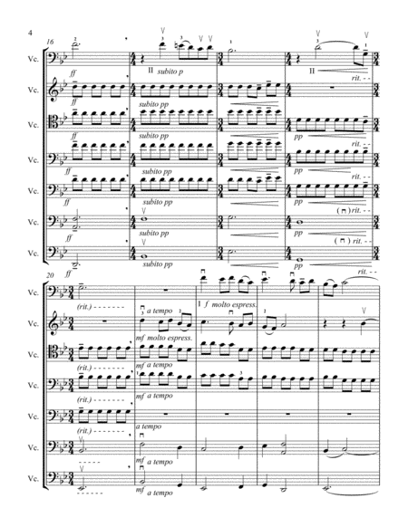 Sure On This Shining Night, Op. 13, No. 13 by Samuel Barber Cello - Digital Sheet Music