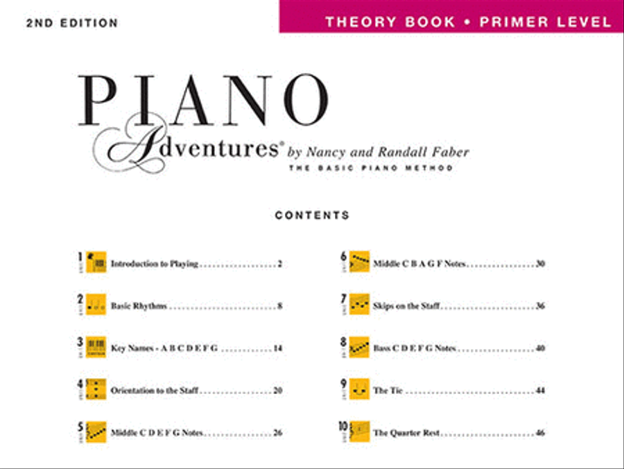 Primer Level – Theory Book – 2nd Edition Piano Method scores gallery preview page 2