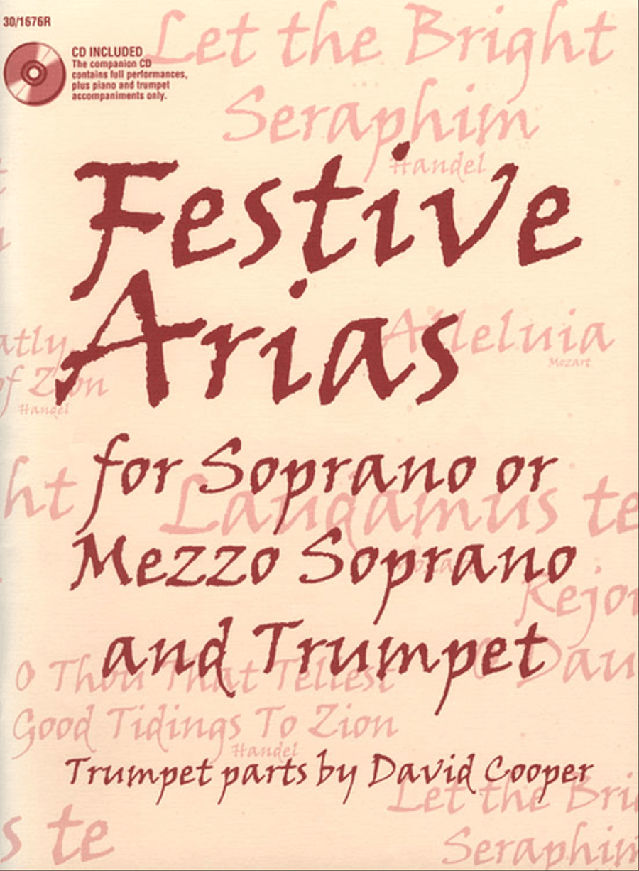 Festive Arias for Soprano or Mezzo Soprano and Trumpet Mezzo-Soprano Voice scores gallery preview page 1