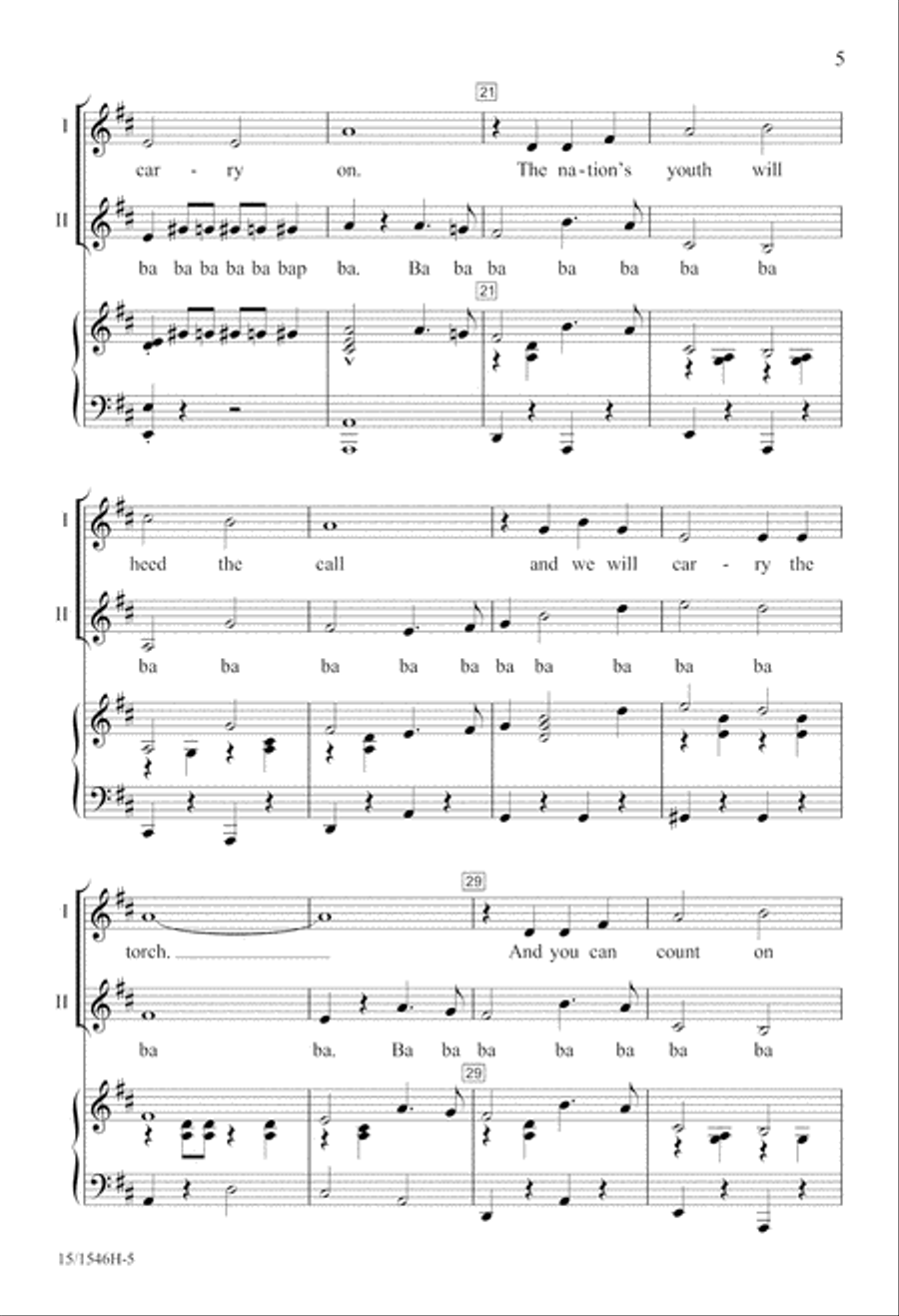 Stars and Stripes 2-Part scores gallery preview page 6