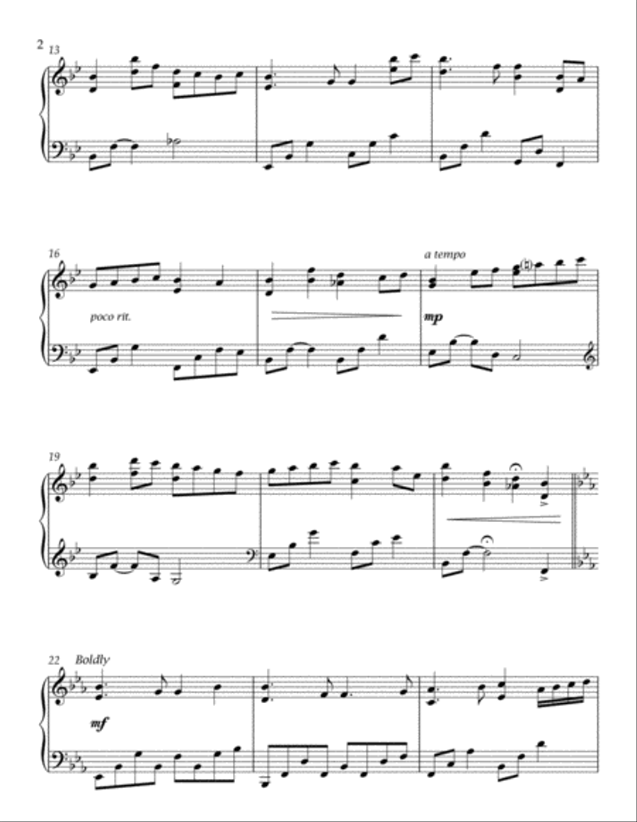 America the Beautiful America the Beautiful Piano Method scores gallery preview page 3
