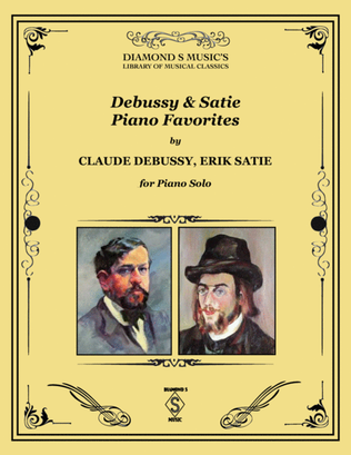 Book cover for Debussy & Satie Piano Favorites Collection - Piano Solo