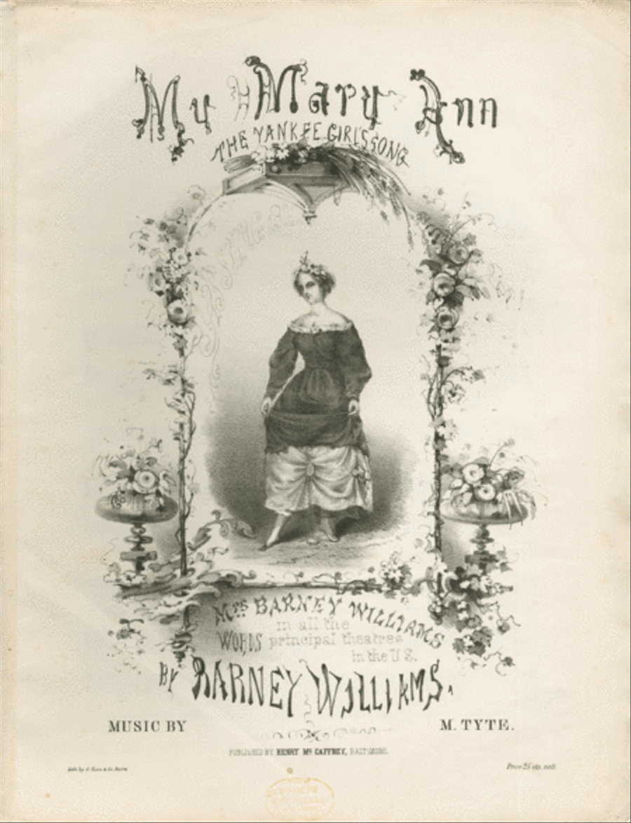 My Mary Ann. The Yankee Girl's Song Voice scores gallery preview page 1