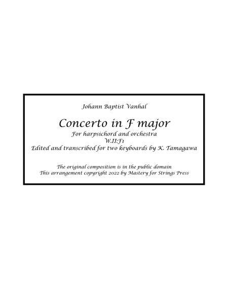 Concerto in F major image number null