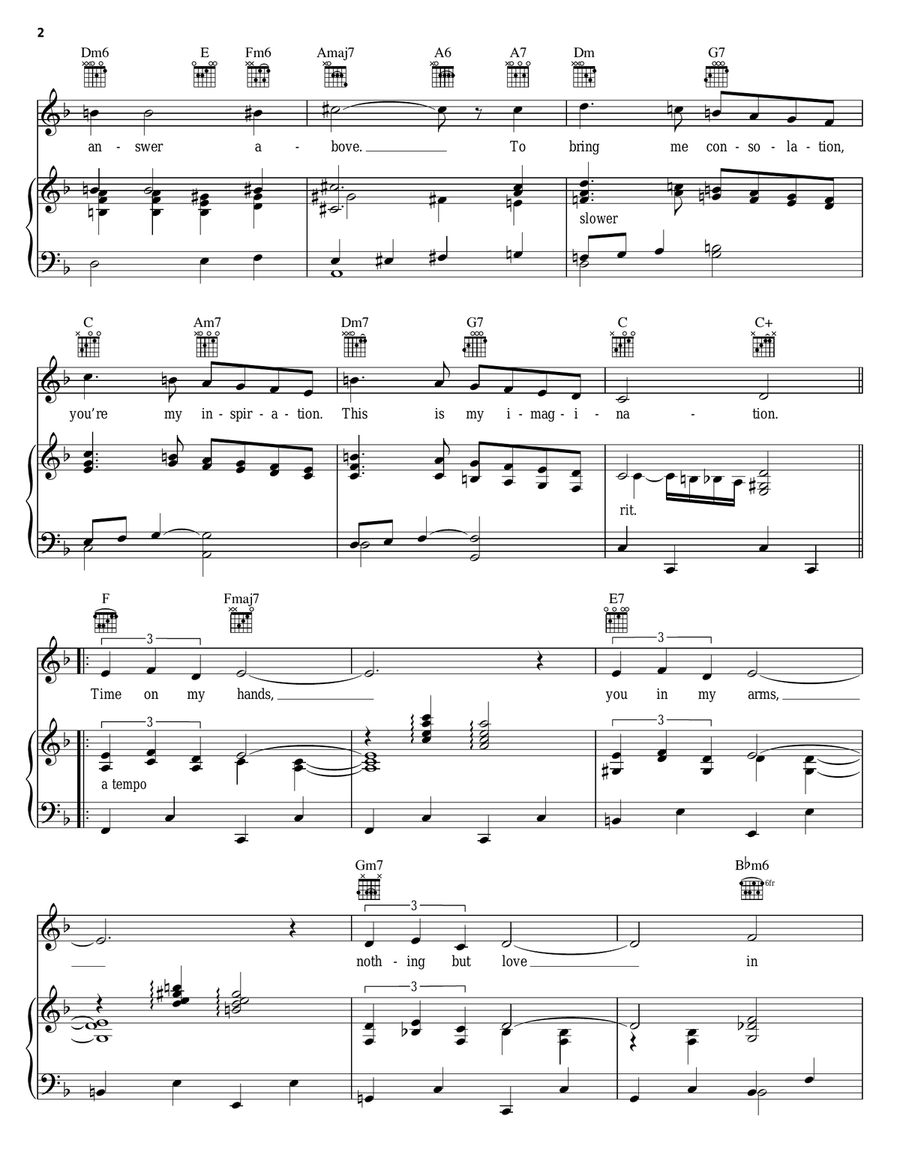 Time On My Hands Time On My Hands Piano, Vocal, Guitar scores gallery preview page 2