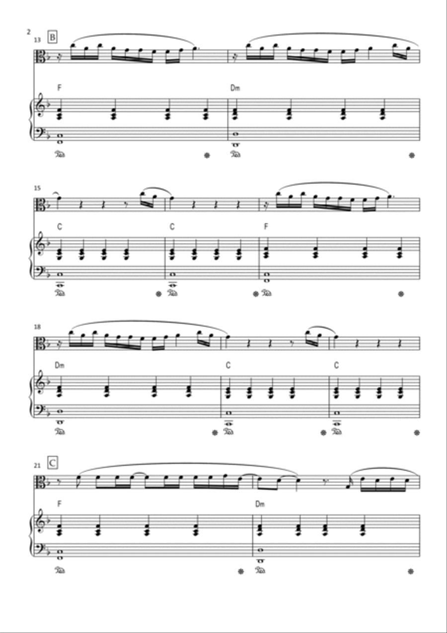 Sign Of The Times Sign Of The Times Viola scores gallery preview page 2