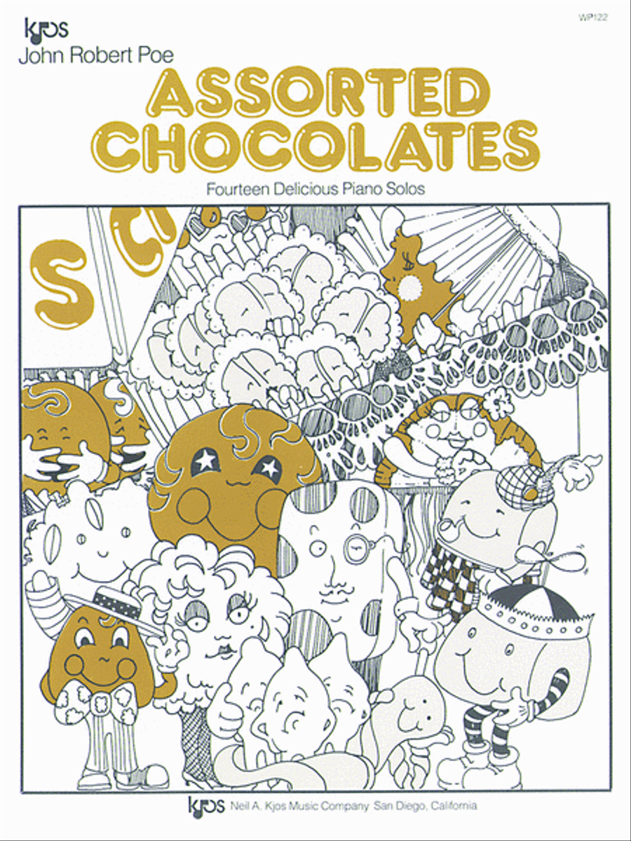 Assorted Chocolates Easy Piano scores gallery preview page 1