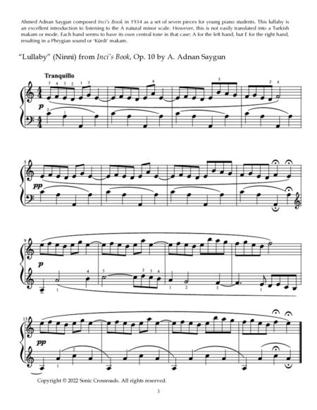 Anthology of Turkish Piano Music, Vol. I (Elementary) image number null