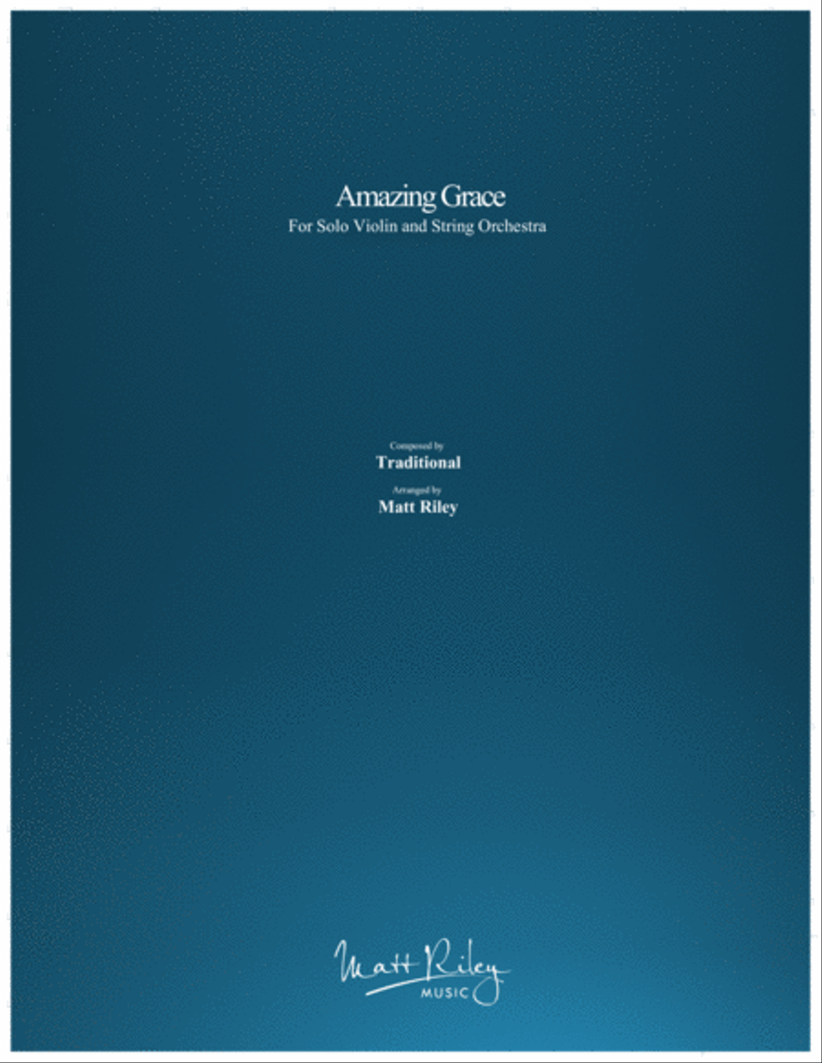 Amazing Grace String Orchestra scores gallery preview page 1