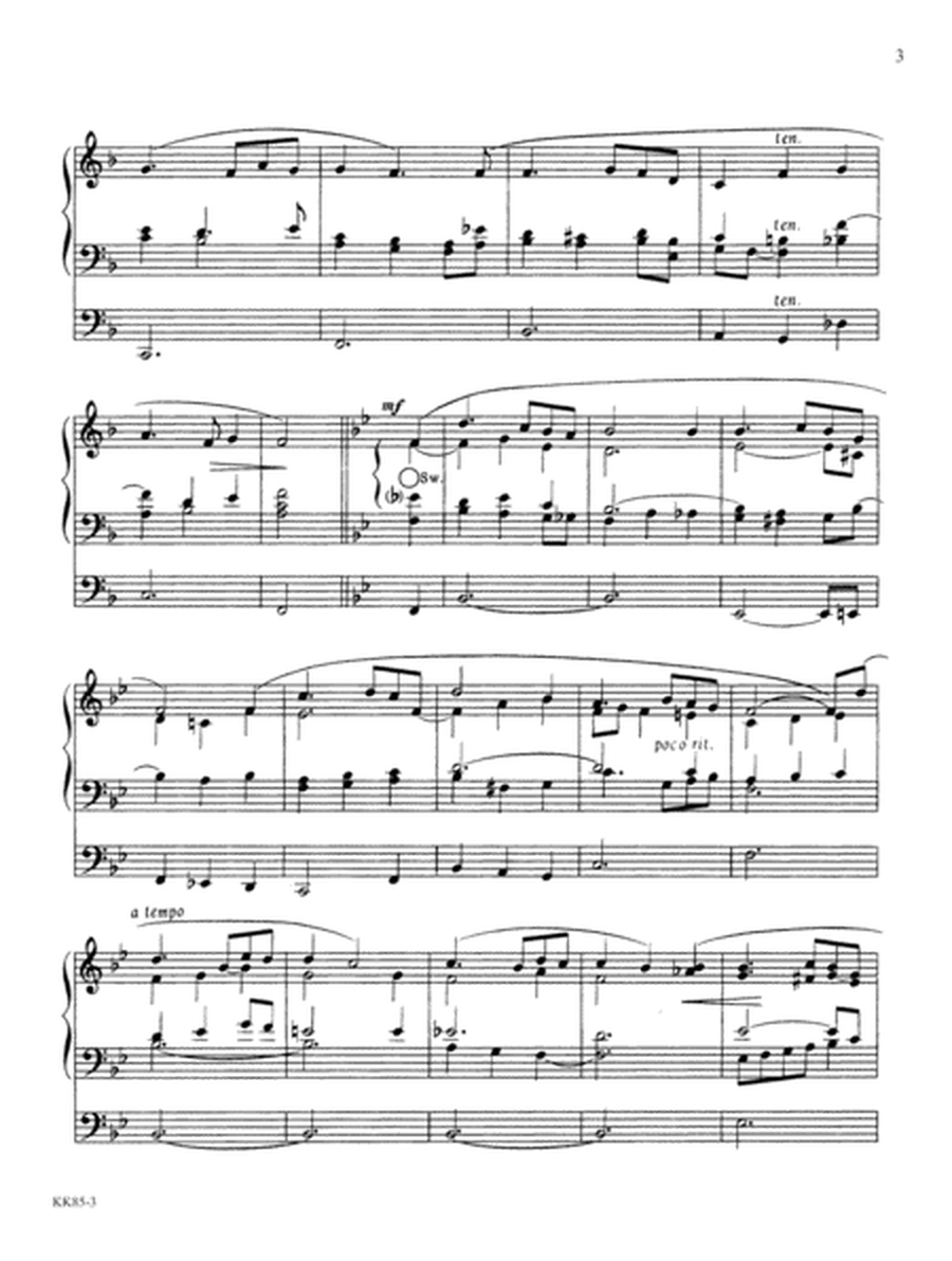 Easy Organ Transcriptions of Four Favorite Mormon Hymns, No. 4