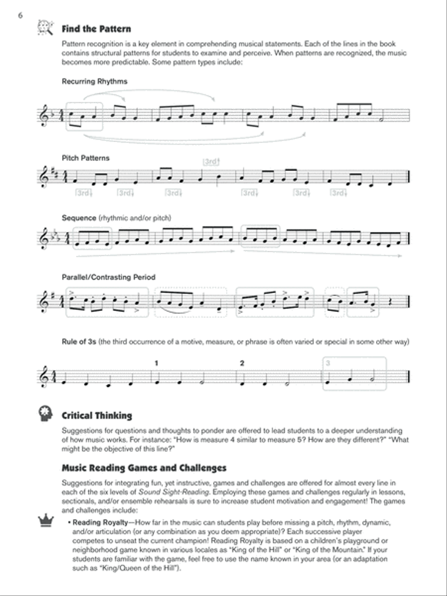 Sound Sight-Reading for Concert Band, Book 1 Concert Band Methods scores gallery preview page 6