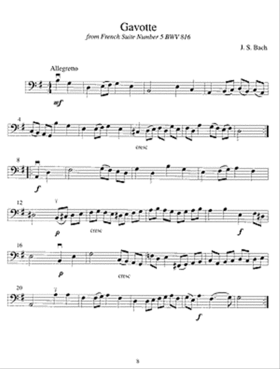 The Student Cellist: Bach Cello Solo scores gallery preview page 4