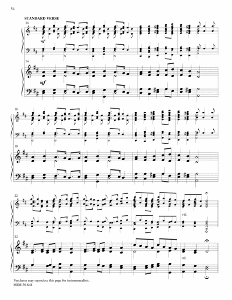 SICILIAN MARINERS from Let Praises Ring, V3 5-Octaves scores gallery preview page 2