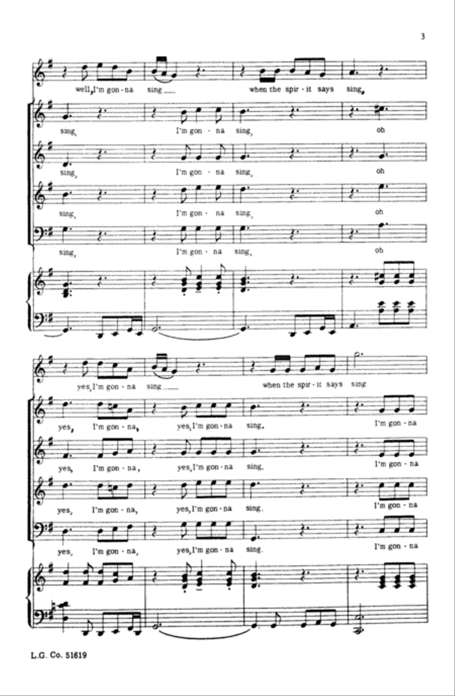 Obey the Spirit of the Lord 4-Part scores gallery preview page 18