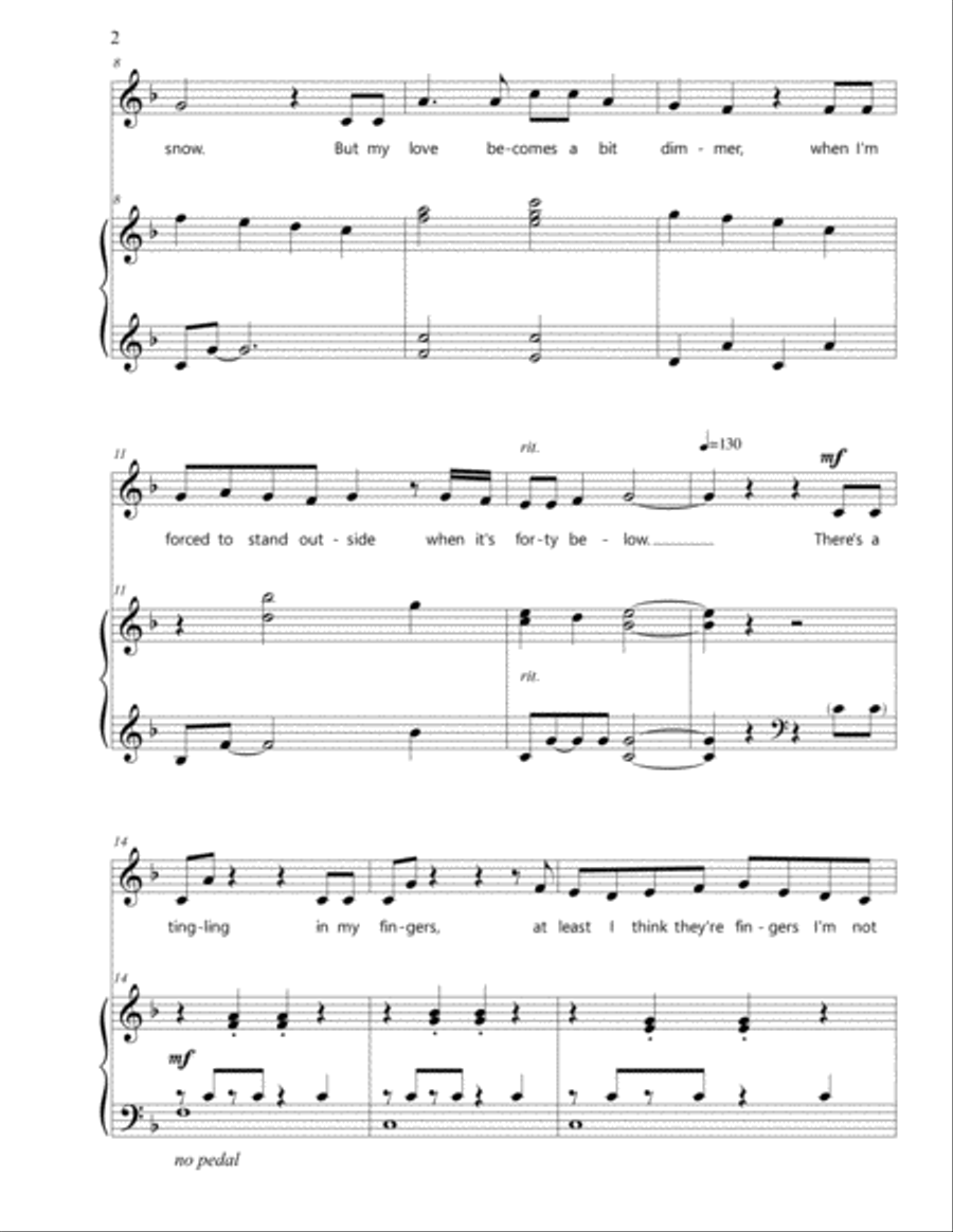 I'm So Cold I'm So Cold Voice Solo scores gallery preview page 3
