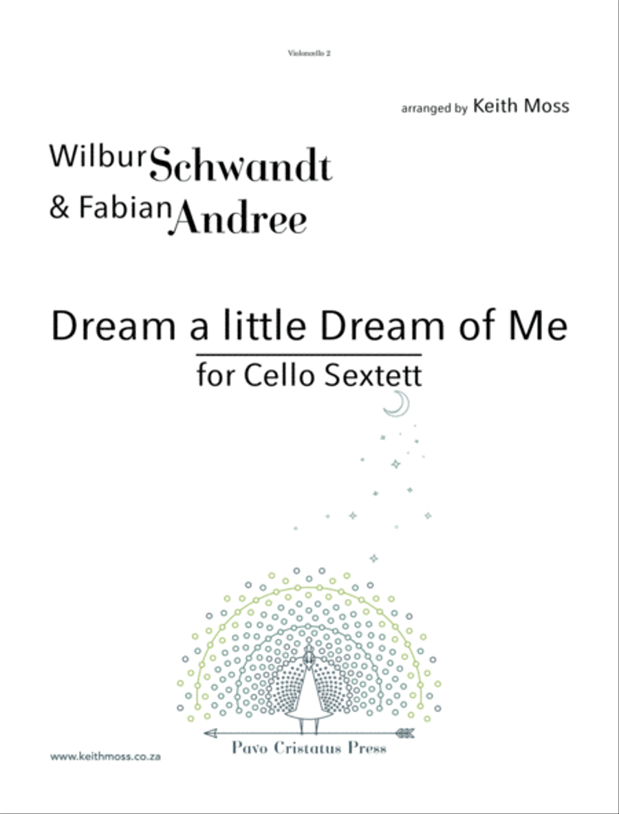 Dream A Little Dream Of Me Cello scores gallery preview page 4