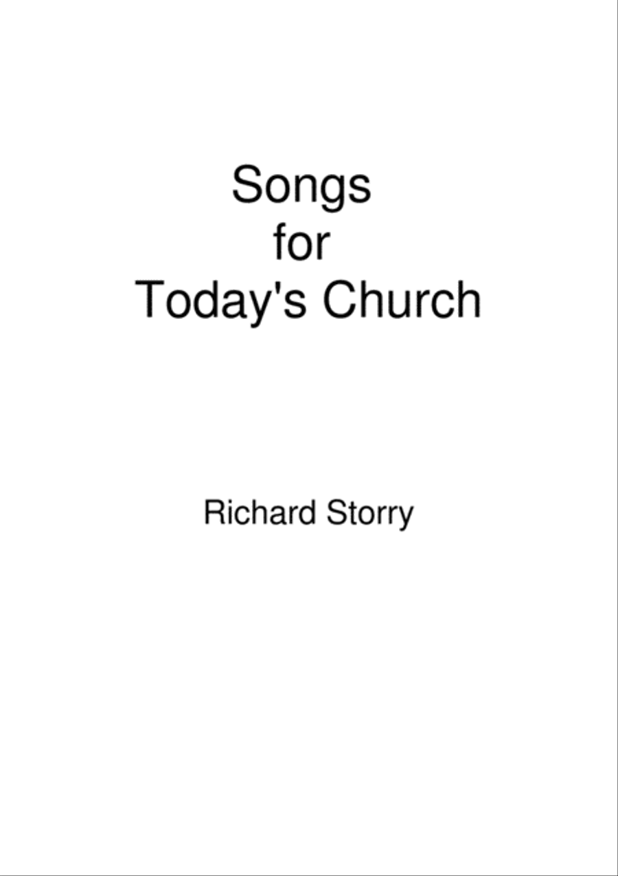 Songs for Today's Church Songs for Today's Church Piano, Vocal, Guitar scores gallery preview page 1
