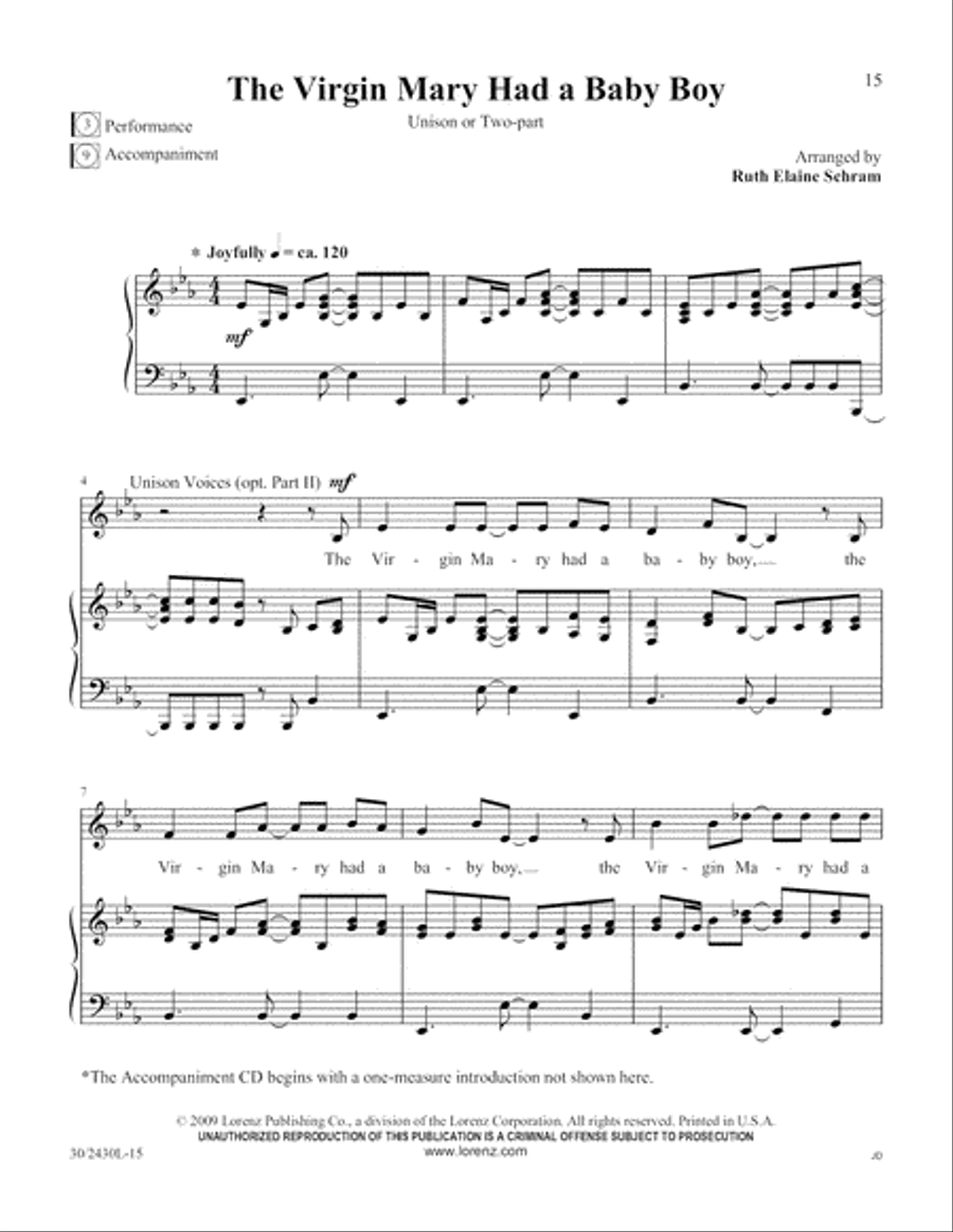 Simply Spirituals Unison Choir scores gallery preview page 16