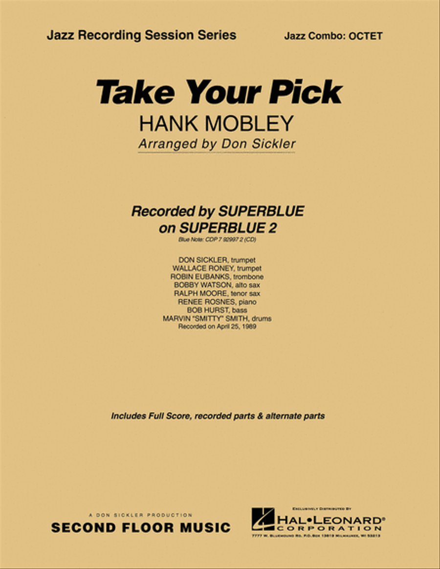 Take Your Pick Jazz Ensemble scores gallery preview page 1