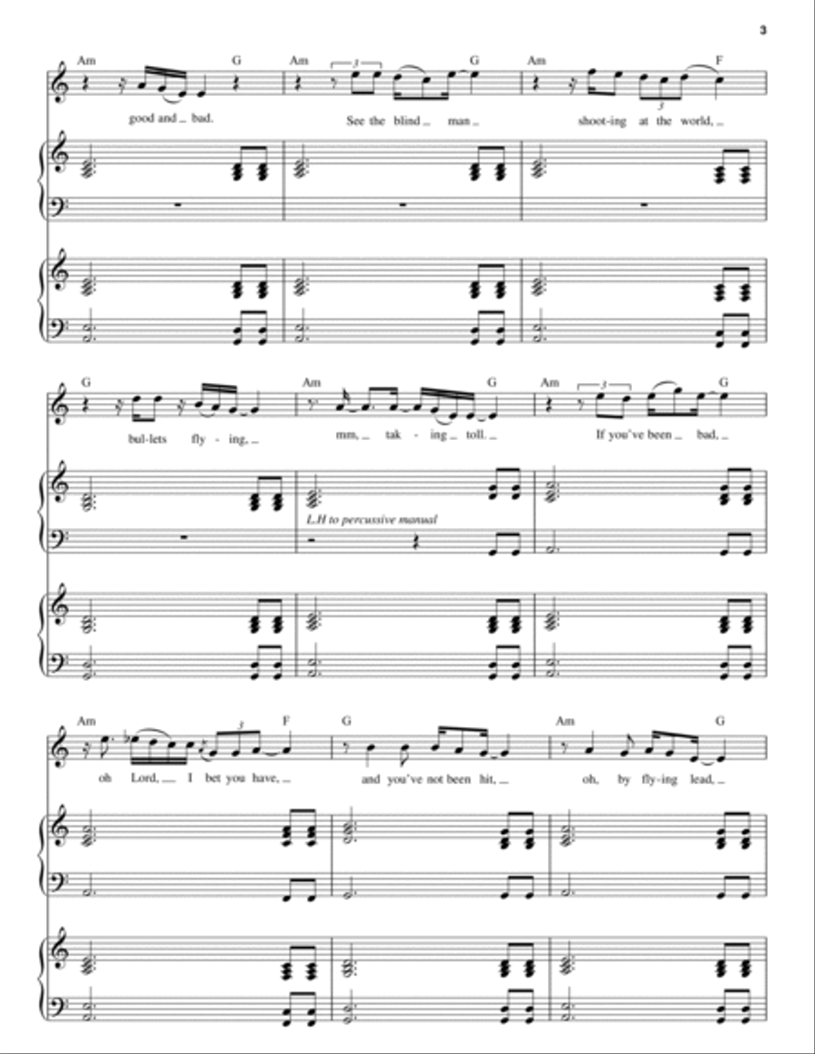 Child In Time Piano scores gallery preview page 3