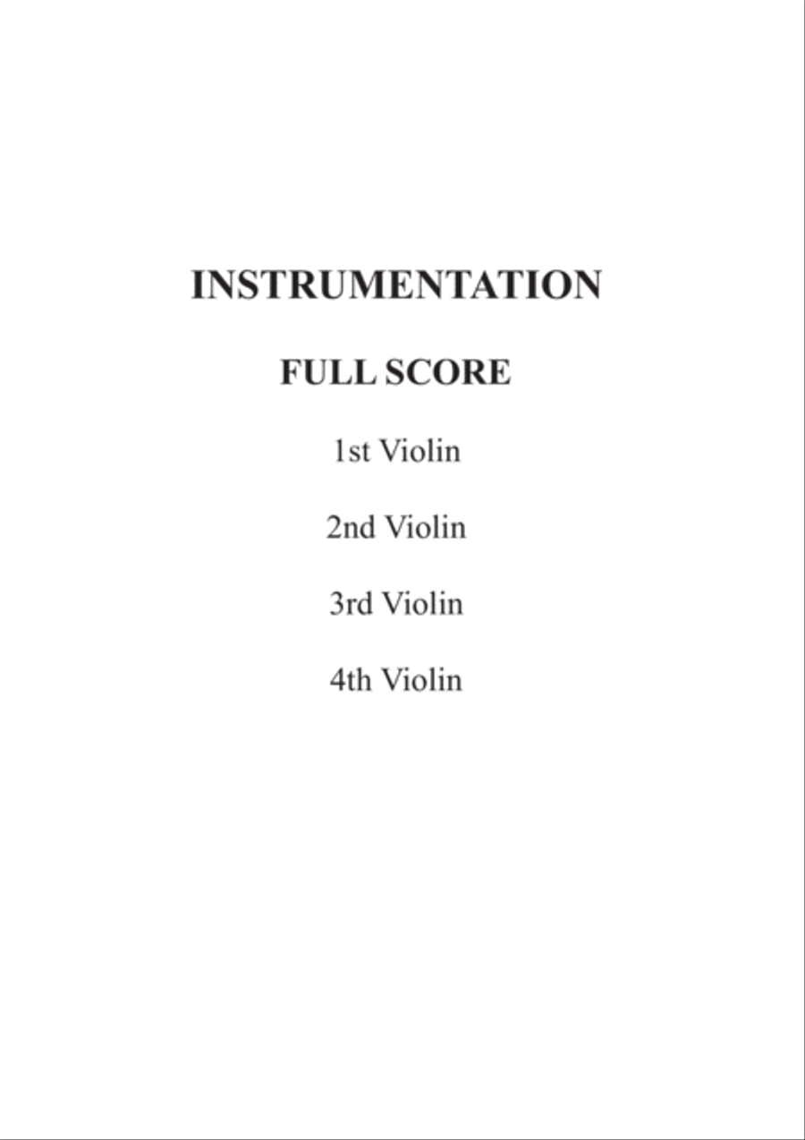 Aragonaise from Carmen for Violin Quartet Violin Solo scores gallery preview page 2