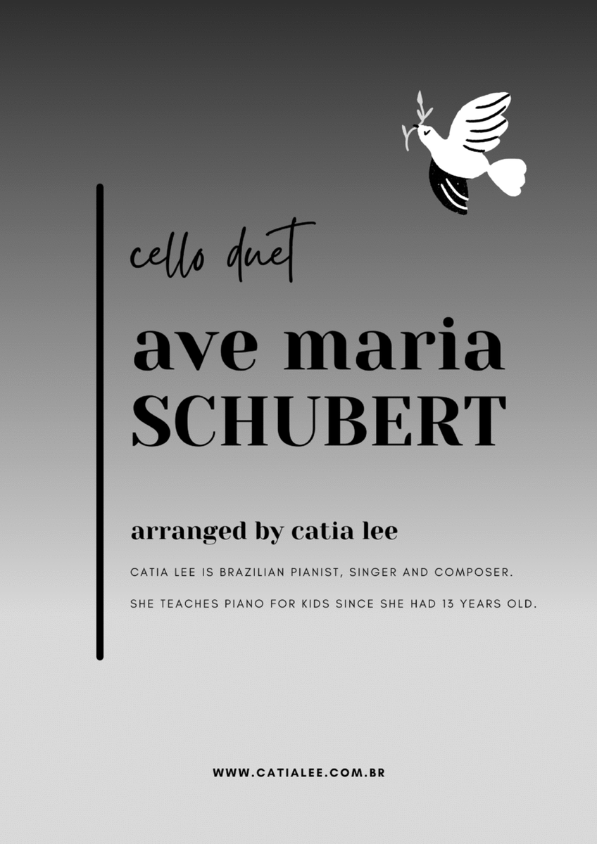 Ave Maria - Schubert for Cello duet - E major image number null