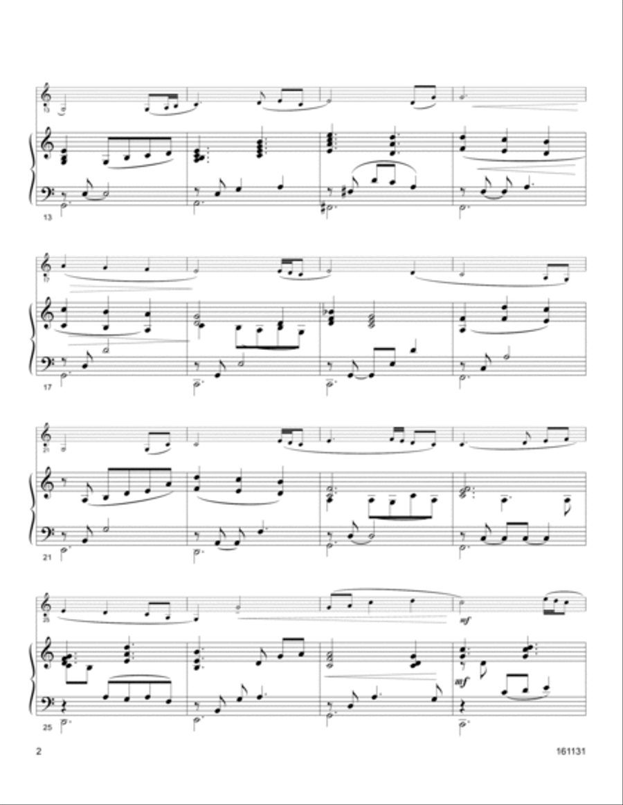 Amazing Grace Violin Solo scores gallery preview page 2