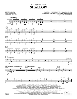 Shallow (from A Star Is Born) (arr. Paul Murtha) - Percussion 2