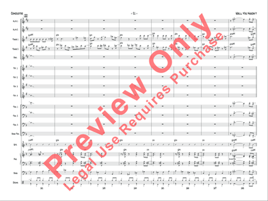 Well You Needn't Jazz Ensemble scores gallery preview page 22