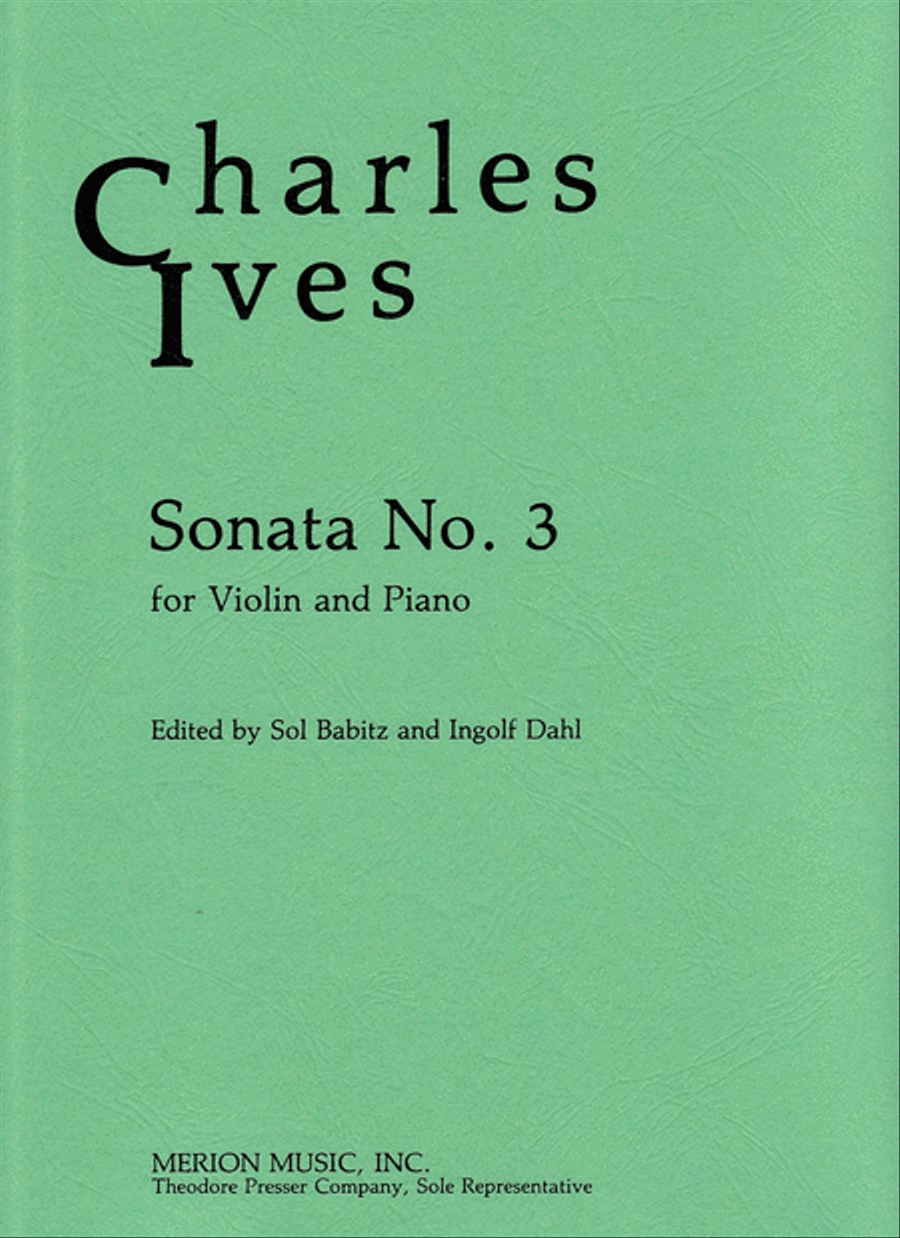 Sonata No. 3 Chamber Music scores gallery preview page 1