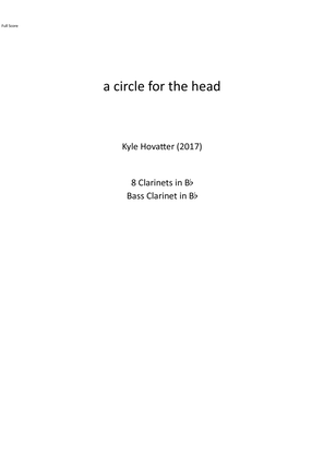 a circle for the head