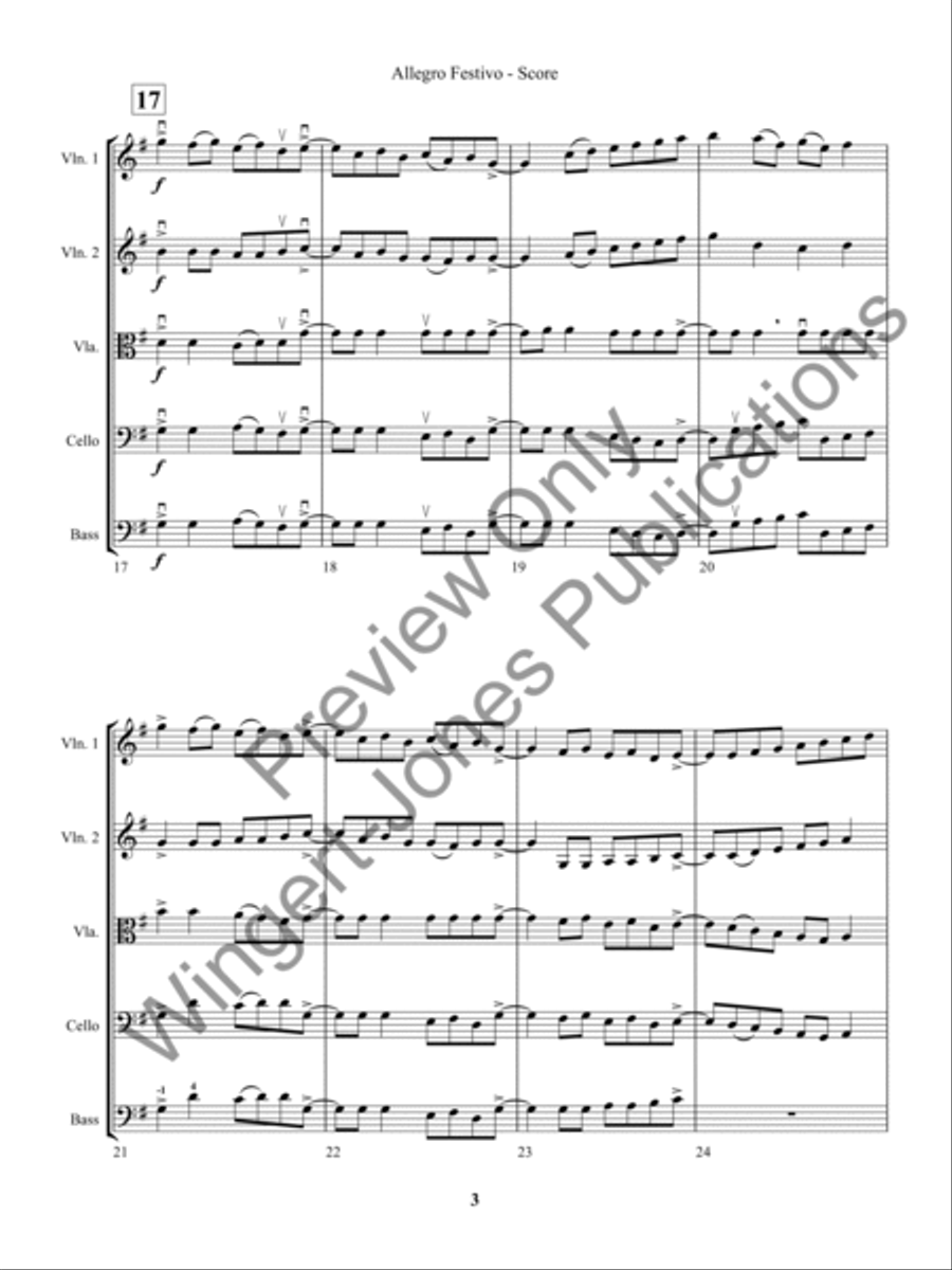 Avalon Rising (Score) String Orchestra scores gallery preview page 6