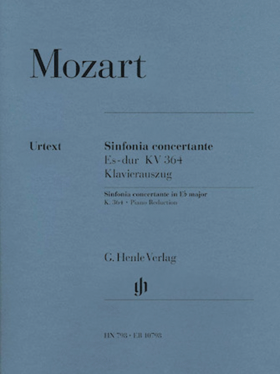 Sinfonia Concertante Eb Major K.364 Violin scores gallery preview page 1