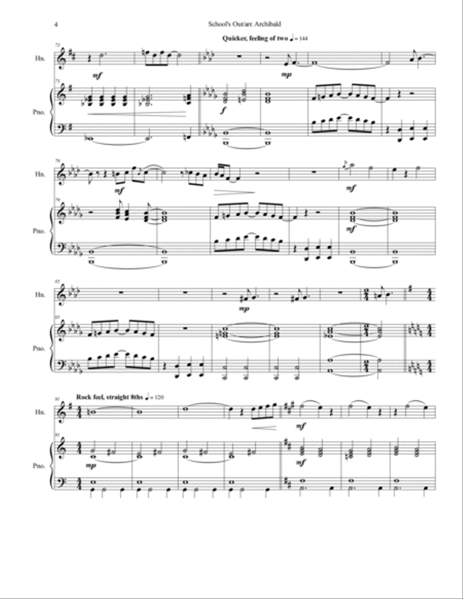 School's Out School's Out Chamber Music scores gallery preview page 4