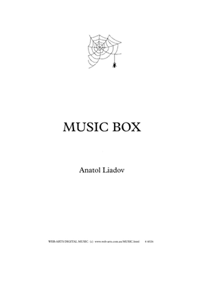 MUSIC BOX for 4 flutes - LIADOV