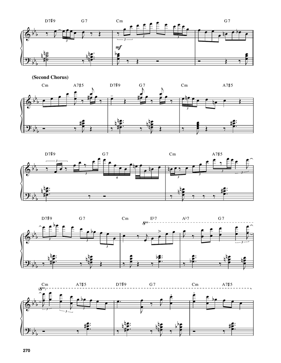 Softly As In A Morning Sunrise Piano scores gallery preview page 3