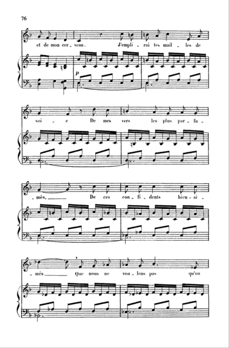 Gounod: Songs, Volume II, High Voice (French) High Voice scores gallery preview page 4