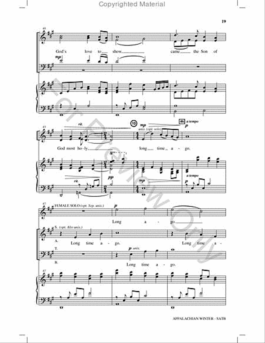 Appalachian Winter Choir scores gallery preview page 18