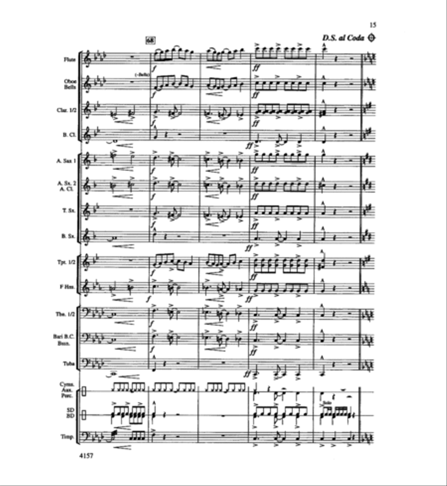 Mt. Hood Portrait Concert Band scores gallery preview page 15