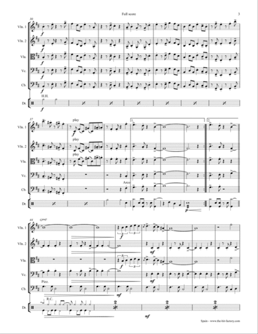 Spain String Quintet scores gallery preview page 3