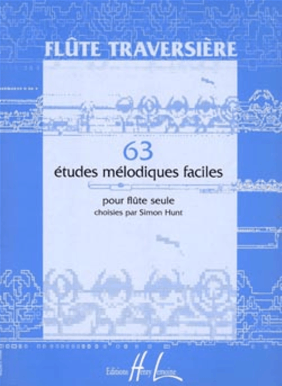 Etudes Melodiques Faciles (63) Flute Solo scores gallery preview page 1